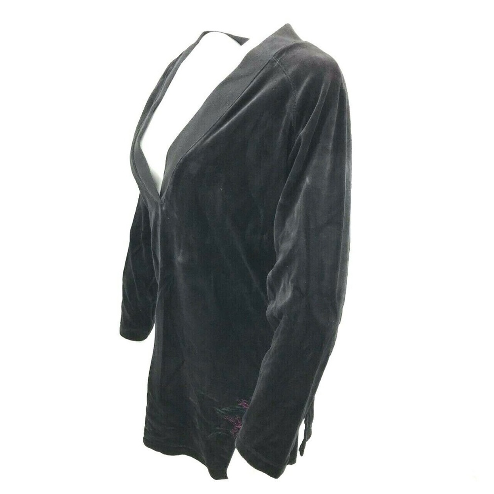 Spa By Chico's Long Sleeve Tunic Top Size 2/Large - Picture 3 of 7